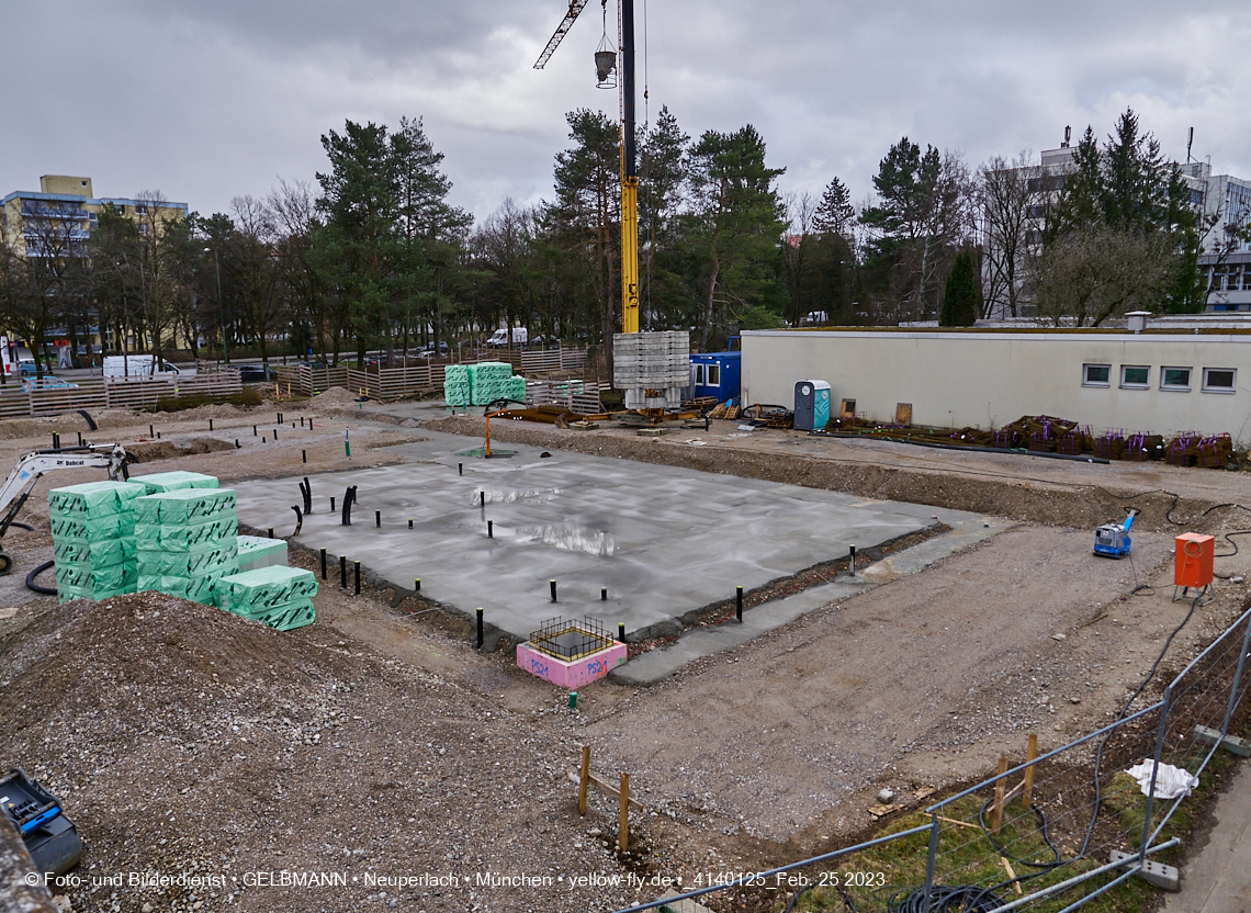 25.02.2023 -  Baustelle Haus für Kinder in Neupelach Quiddestraße 3
